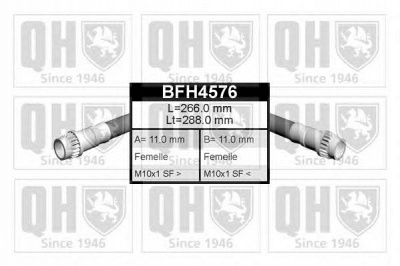 QUINTON HAZELL bfh4576 -  Тормозной шланг